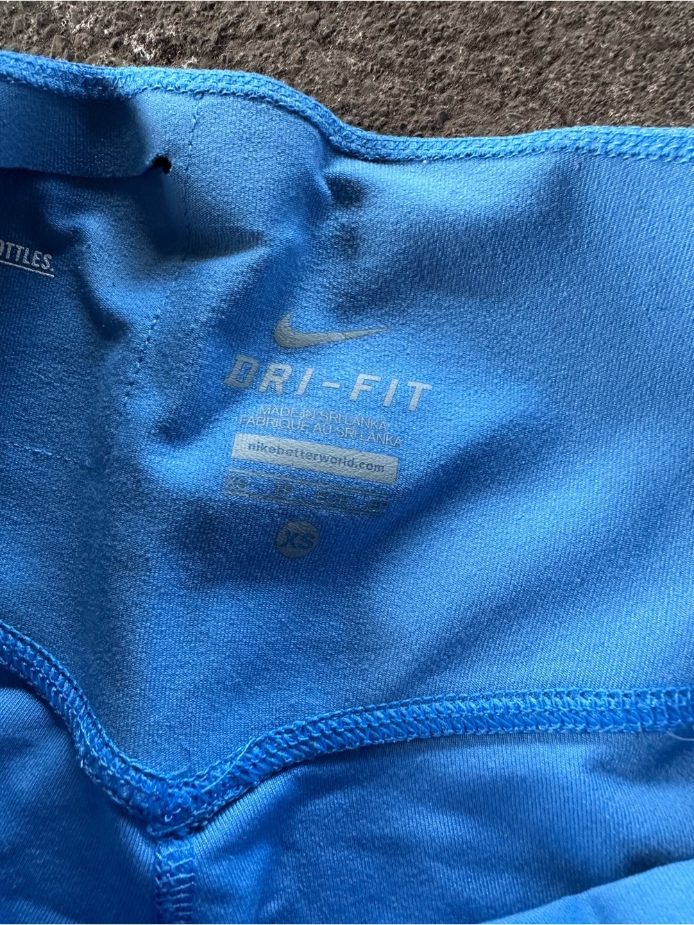 Nike Dri Fit Legend Blue Crop Capri Tights - Picture 3 of 6